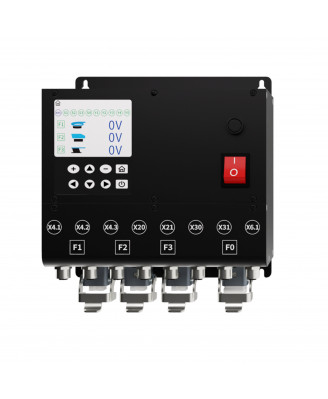 SDVC232-XL (15A) Цветной ЖК-экран, трехканальный цифровой контроллер переменного напряжения для вибрационного питателя